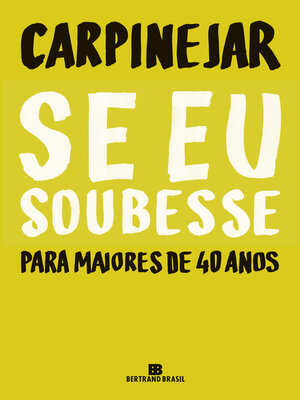 cover image of Se eu soubesse
